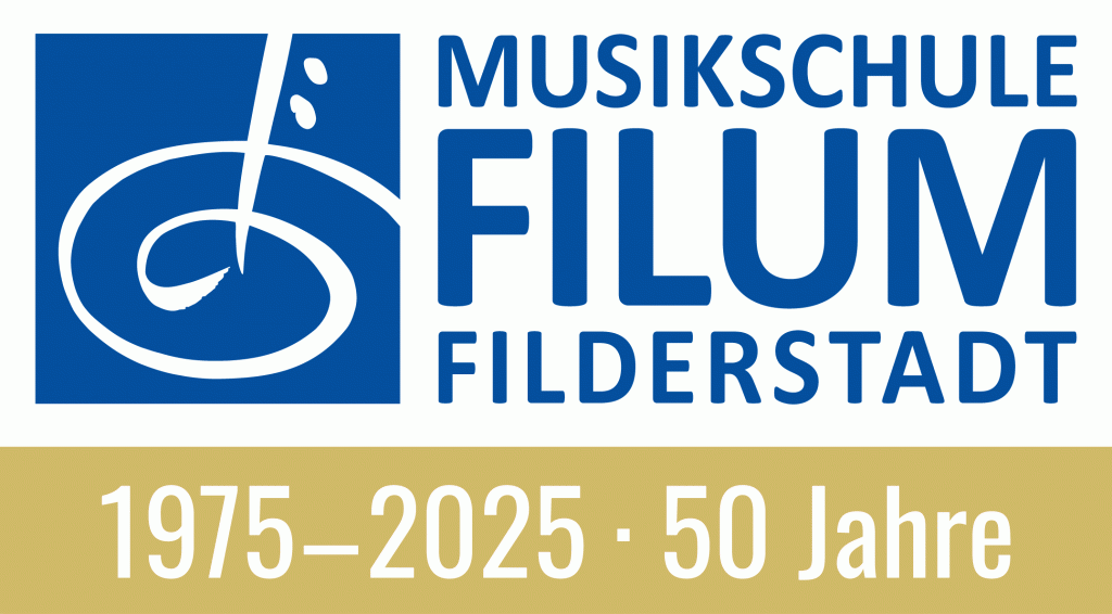 Logo zum 50. Jubiläum der Musikschule Filderstadt